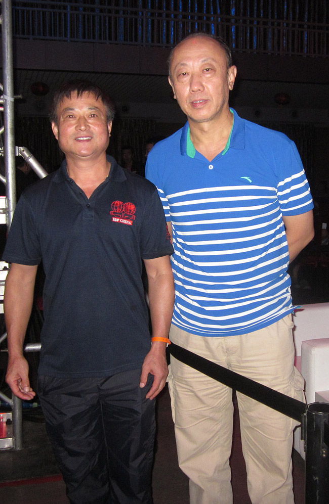 焦会长与著名体育评论家杜文杰合影我会选手参加ibf职业拳击比赛-市